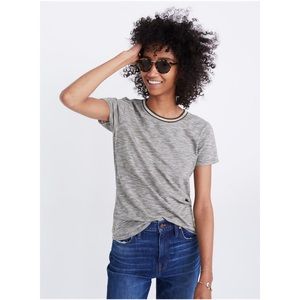 Madewell Cotton Ringer Stripe Tee